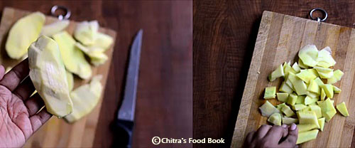 Raw mango dal - Andhra Mamidikaya Pappu