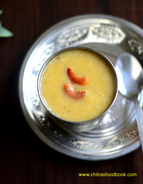 Arisi paruppu payasam recipe Arisi paruppu payasam recipe