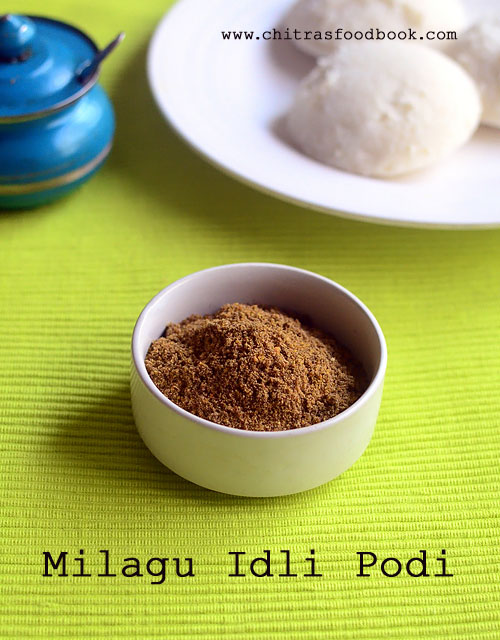 Pepper idli podi - Milagu podi for idli,dosa