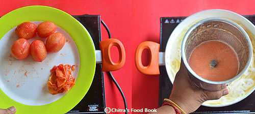 Tomato spaghetti recipe - Indian vegetarian