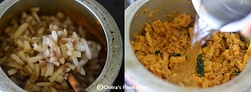 Vazhaithandu kuzhambu