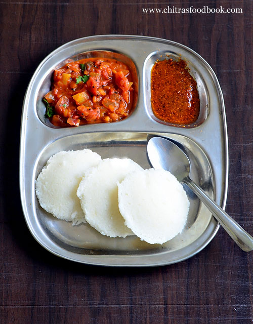 Easy tomato onion thokku