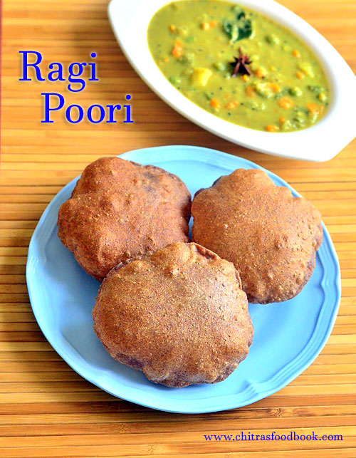 Ragi Poori - Finger Millet Poori Recipe