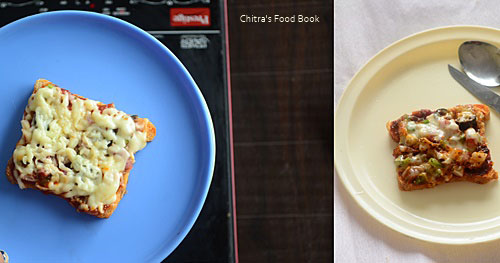 Bread pizza without oven