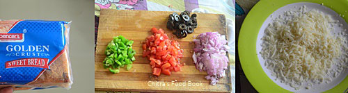 Bread pizza recipe without oven