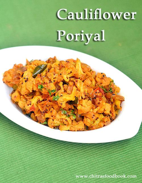 cauliflower poriyal