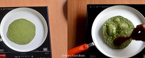 palak chapati recipe