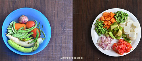 How to make Sambar sadam