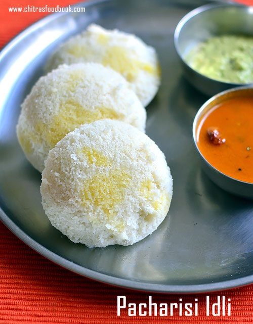 Raw rice idli recipe
