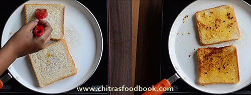 Easy Cheese garlic bread on tawa