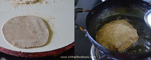 Kuttu ki puri recipe