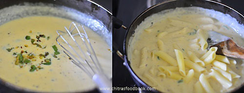 White sauce pasta recipe
