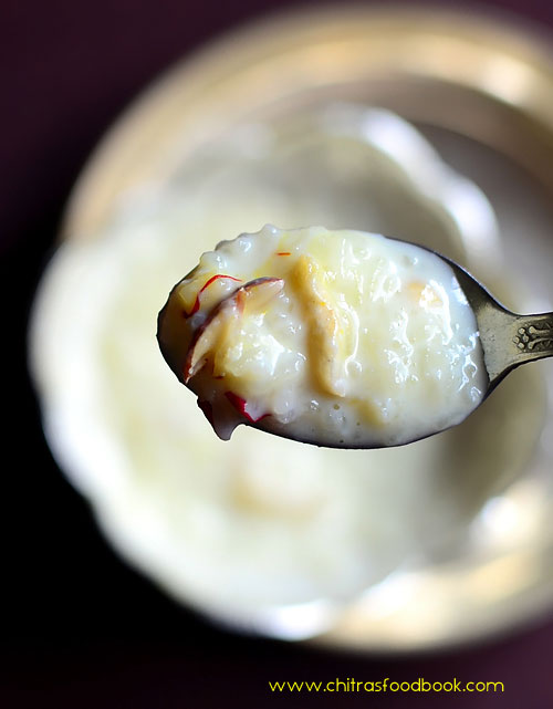 Rice kheer recipe without condensed milk