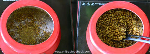 Green Gram Sundal Recipe without soaking