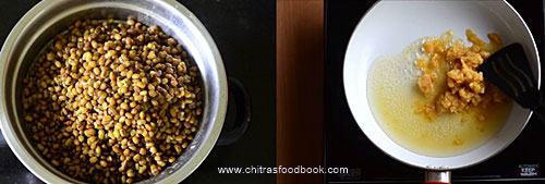 Green Gram Sundal Recipe without soaking