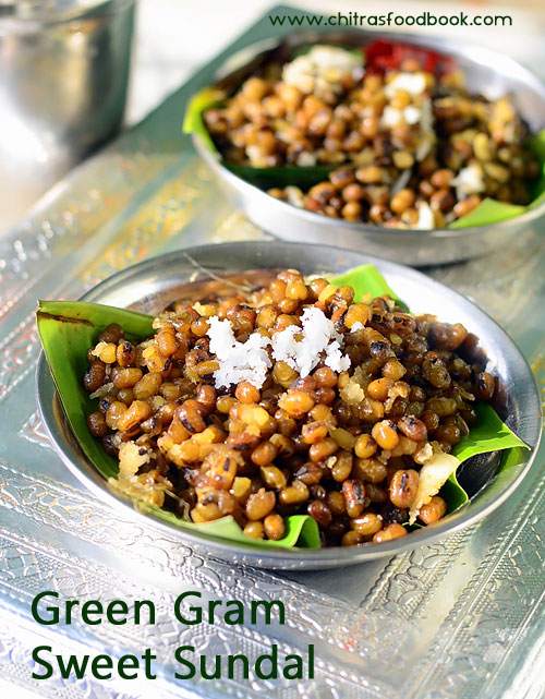 Green gram sweet sundal