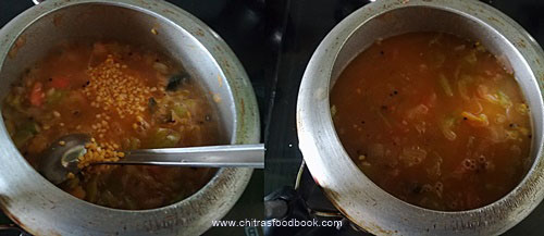 Green tomato sambar recipe