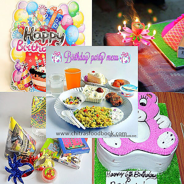 kids birthday party recipes menu