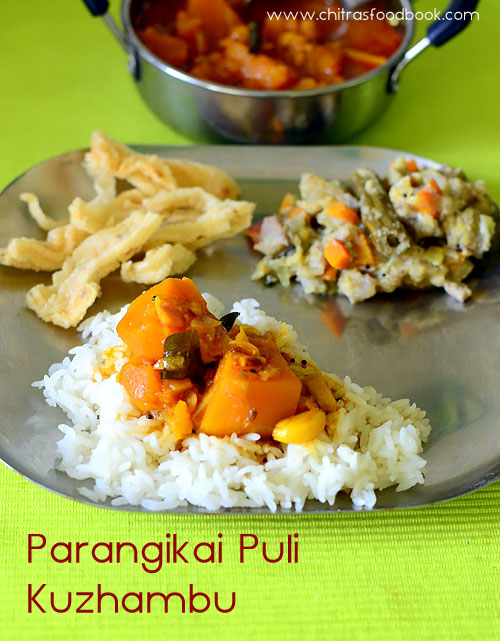 Pumpkin vatha kuzhambu Pumpkin vatha kuzhambu