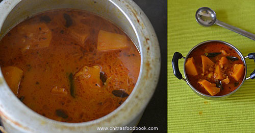 Parangikai puli kuzhambu Parangikai puli kuzhambu