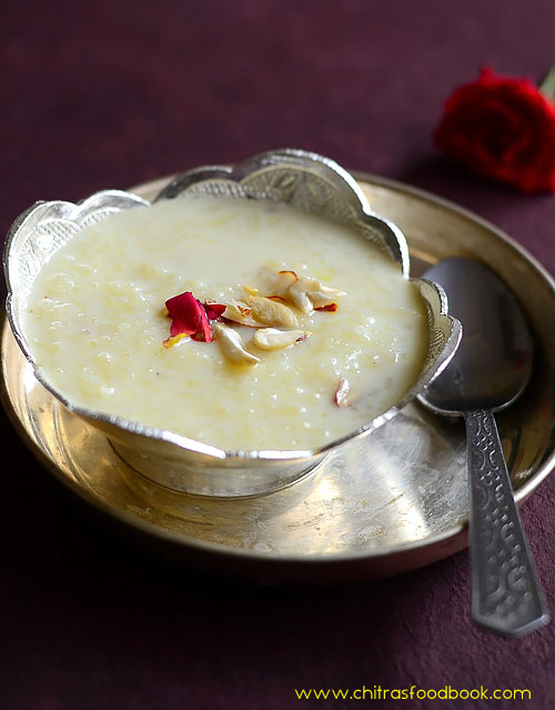 Rice kheer recipe
