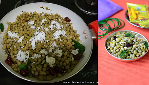 Pattani Sundal Recipe