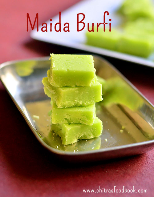 Easy maida burfi