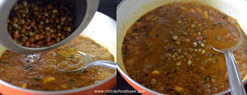 Kondakadalai puli kuzhambu