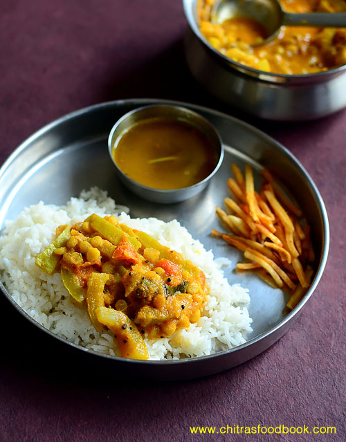 Snake gourd kootu recipe