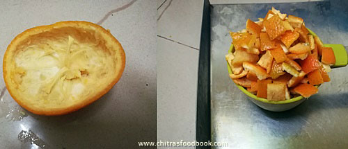 orange peel sweet pachadi