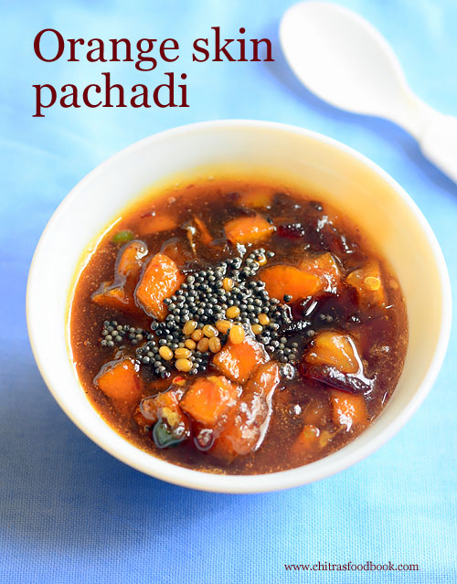 orange skin sweet pachadi