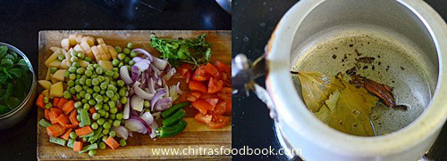 Vegetable brinji rice Vegetable brinji rice