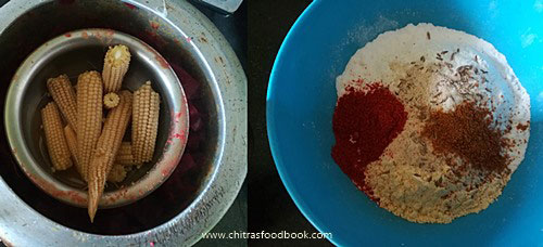 Baby corn bajji Baby corn bajji