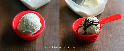 Eggless Vanilla ice cream with condensed milk Eggless Vanilla ice cream with condensed milk