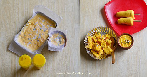 Mango kulfi recipe with condensed milk Mango kulfi recipe with condensed milk