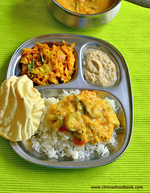 Ridge gourd poricha kootu Ridge gourd poricha kootu