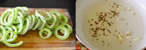 Snake gourd sabzi Snake gourd sabzi