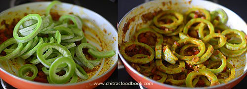 Snake gourd sabzi Snake gourd sabzi