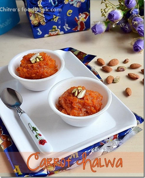Carrot halwa without khoya Carrot halwa in pressure cooker