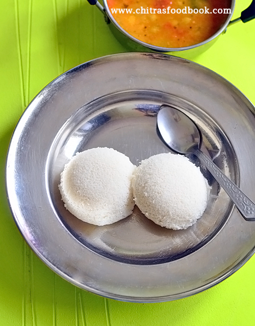 Idli using idli rava Idli using idli rava