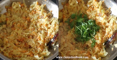 cabage carrot poriyal cabage carrot poriyal