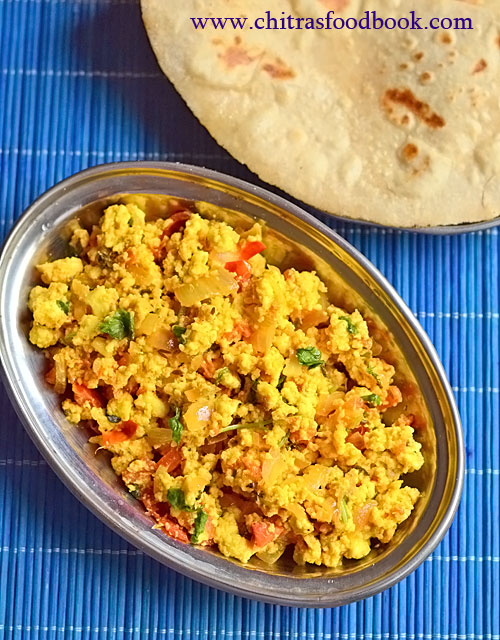 Paneer Bhurji Recipe – How to make Paneer Bhurji