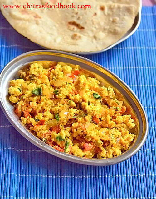 Paneer bhurji Paneer bhurji