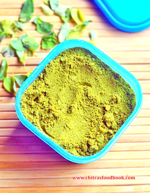 Murungai keerai podi Murungai keerai podi