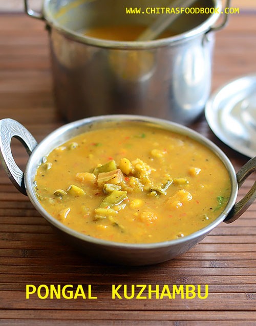 Pongal kuzhambu Pongal kuzhambu with 7 vegetables