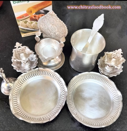 How to clean Silver pooja Items at home