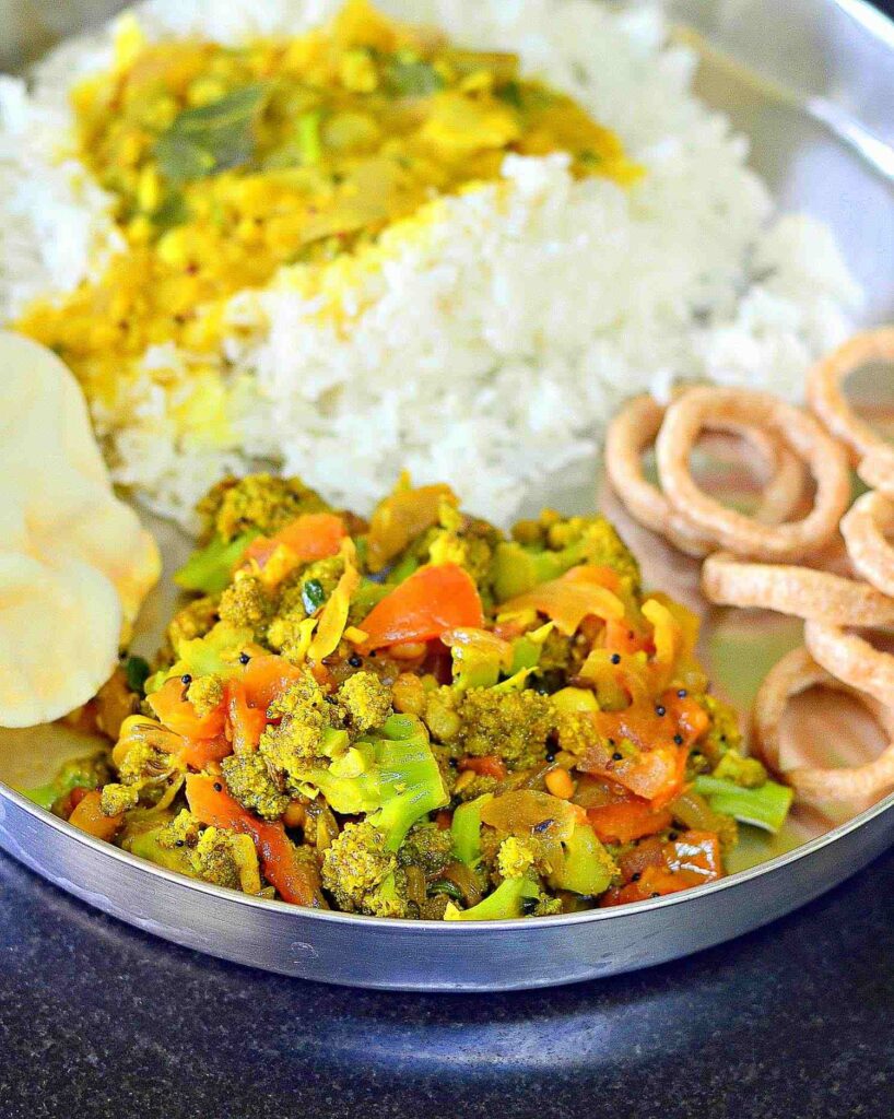 indian style broccoli stir fry